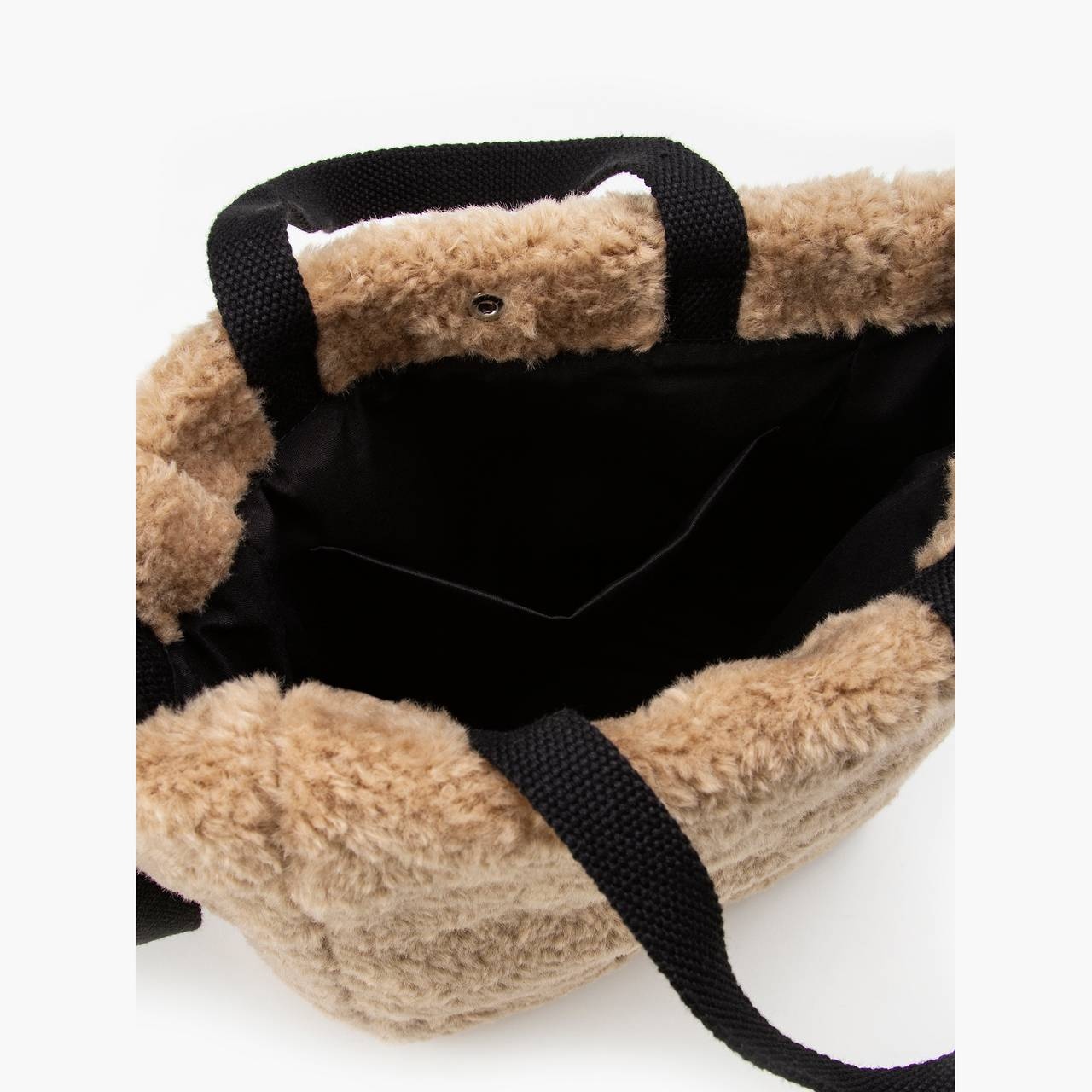 FAUX FUR MINI ICON TOTE - 3
