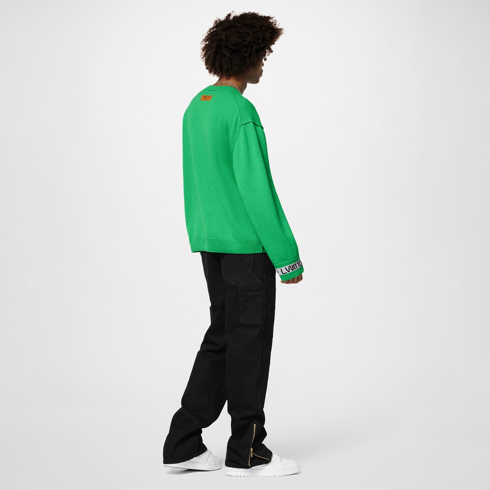 LV Cuffs Cashmere Crewneck - 3