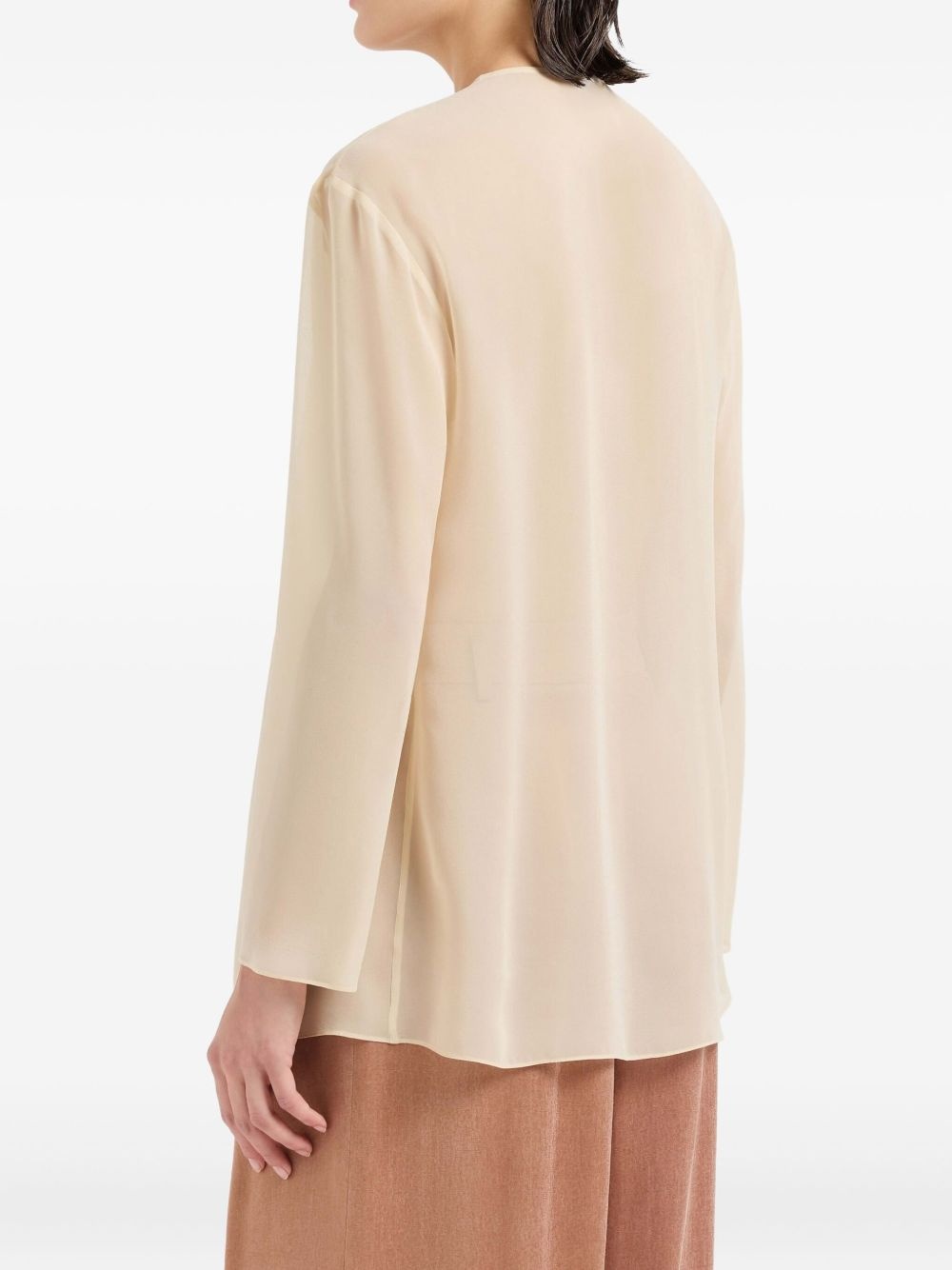 silk blouse - 3