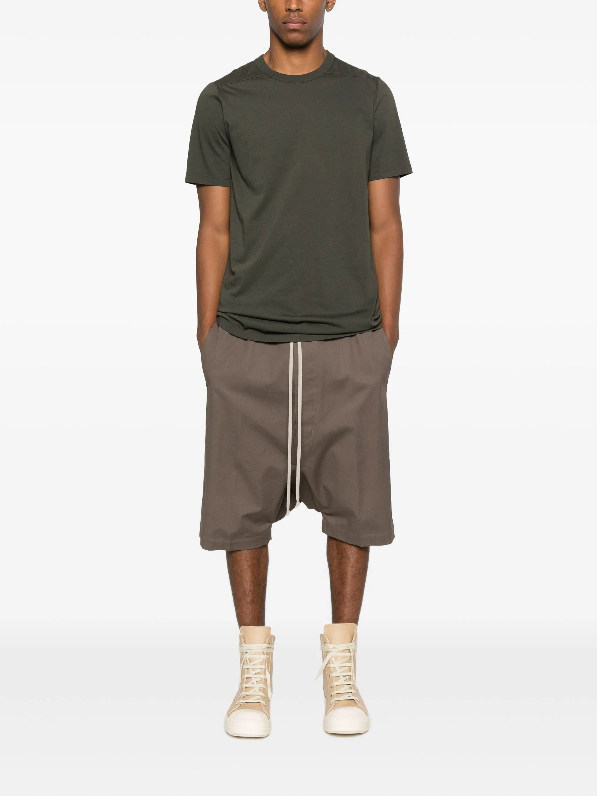 Rick Owens Short-sleeve Organic-cotton T-shirt - 4