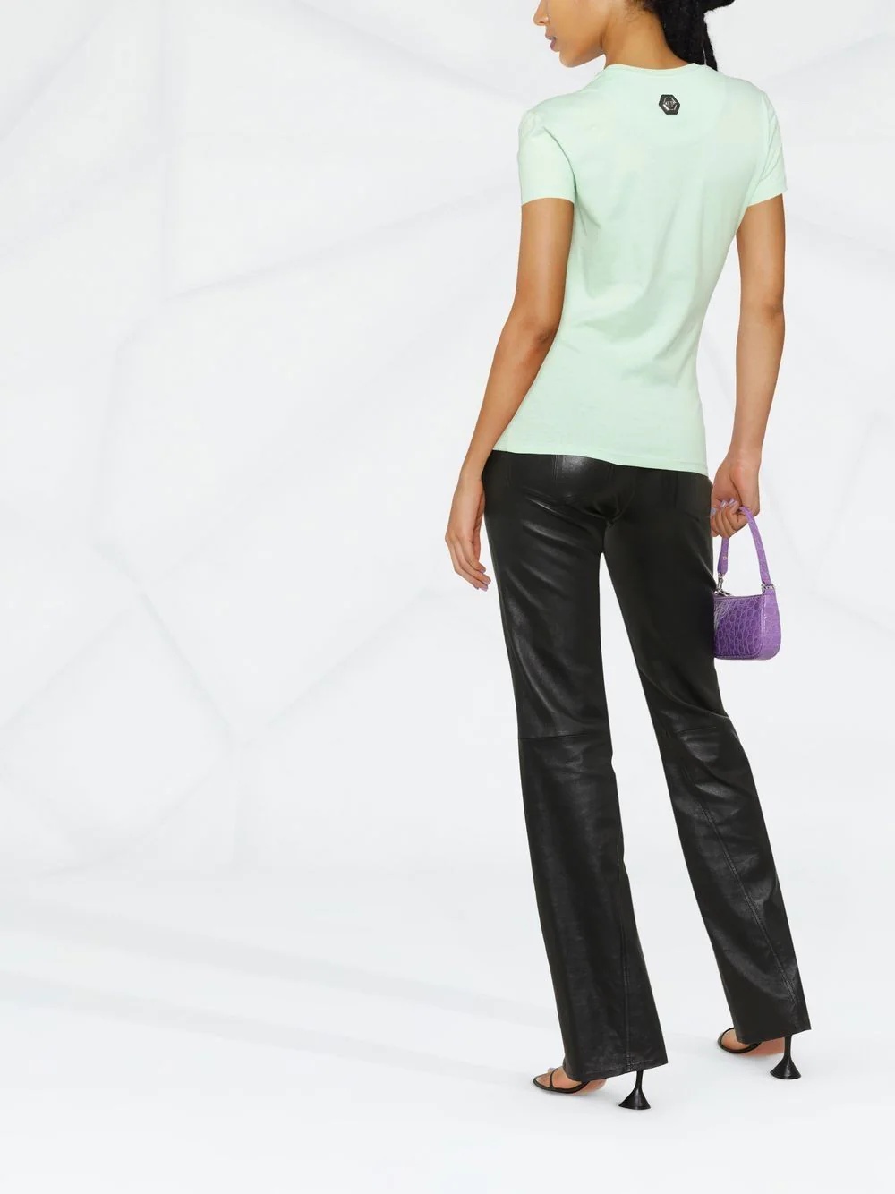 crystal-embellished T-shirt - 4
