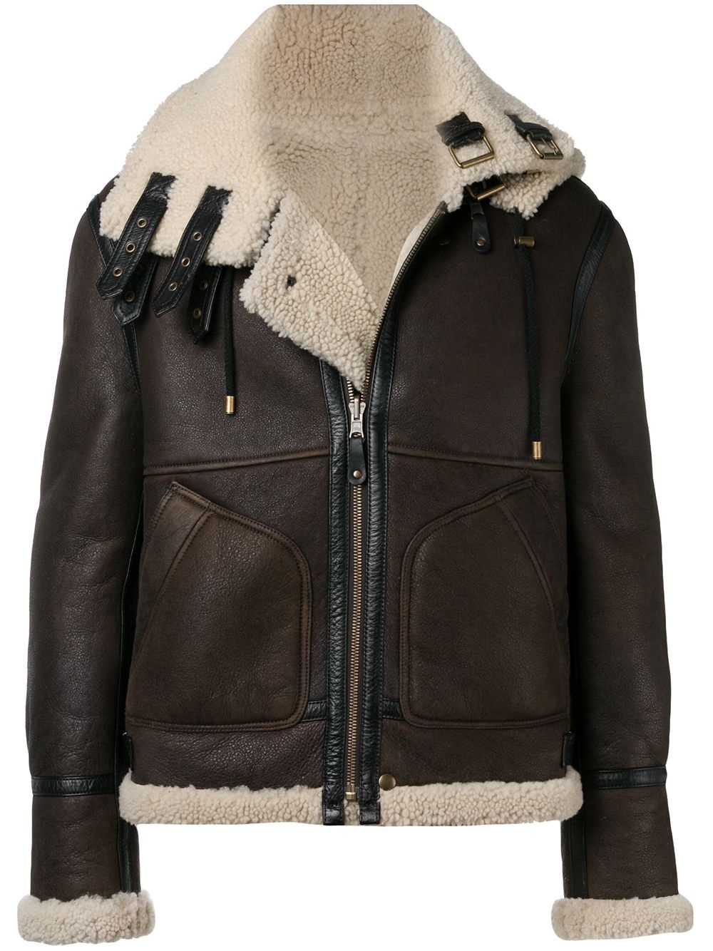 reversible shearling jacket - 1