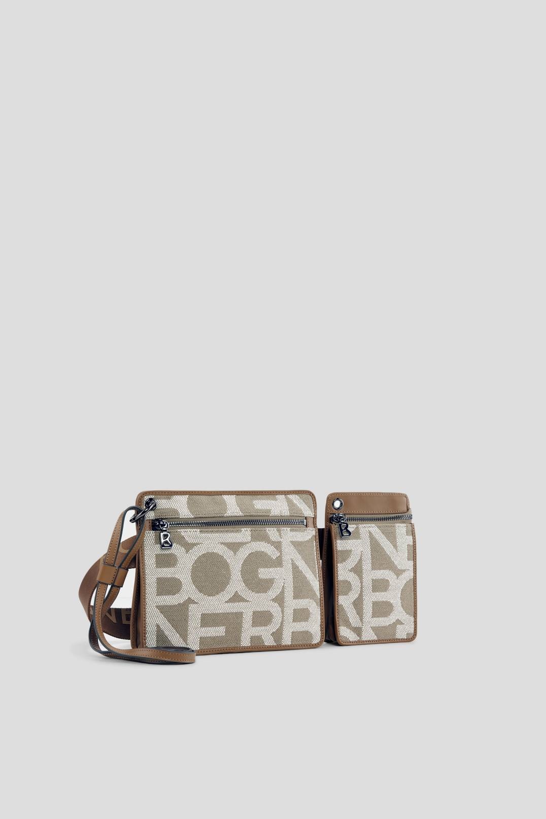 PANY ALISAR MULTIPOCKET BELT BAG IN BEIGE/WHITE - 2