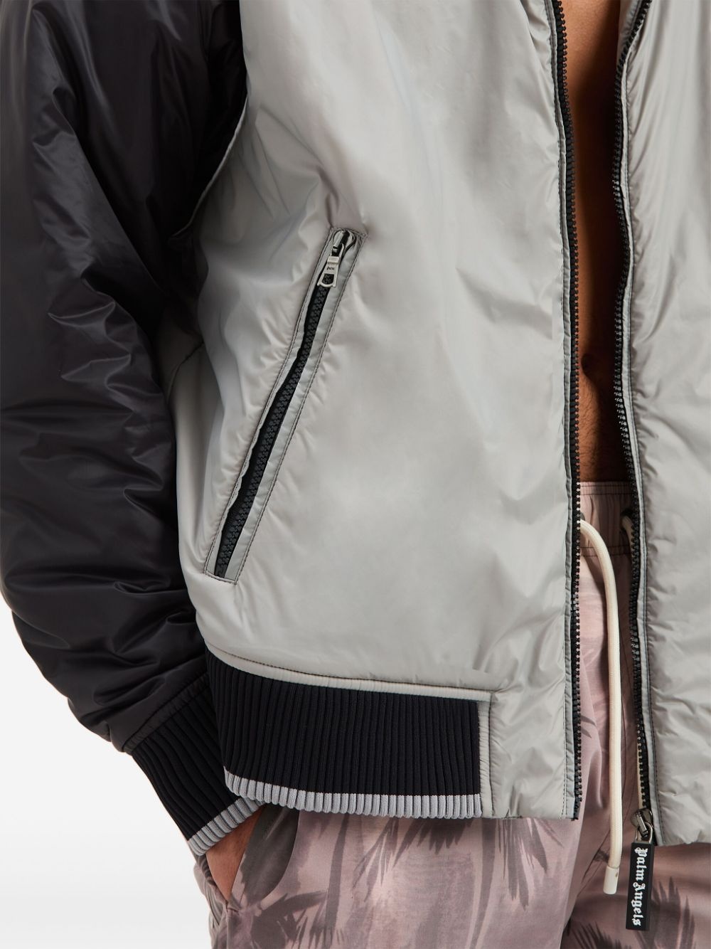 curved-logo windbreaker - 6