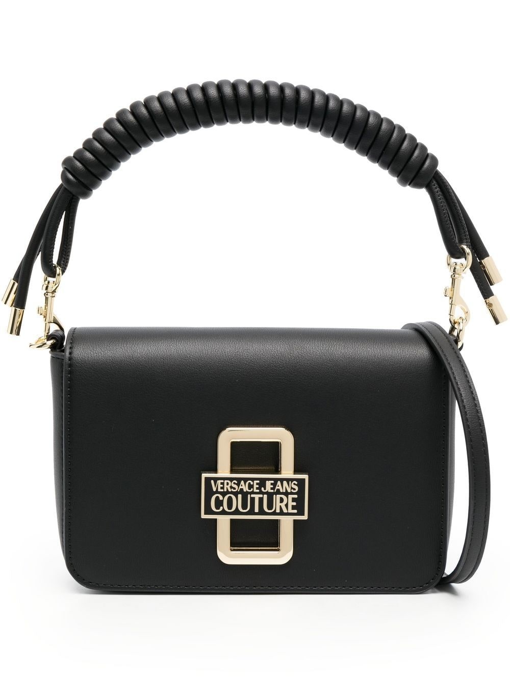 faux leather shoulder bag - 1