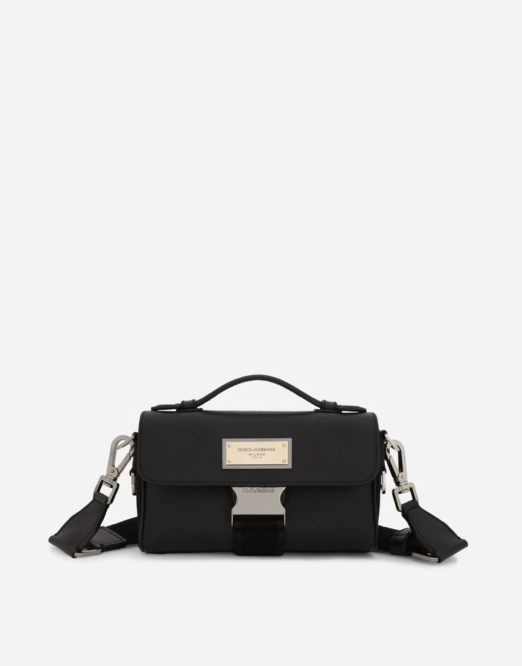 Grainy calfskin crossbody bag - 1