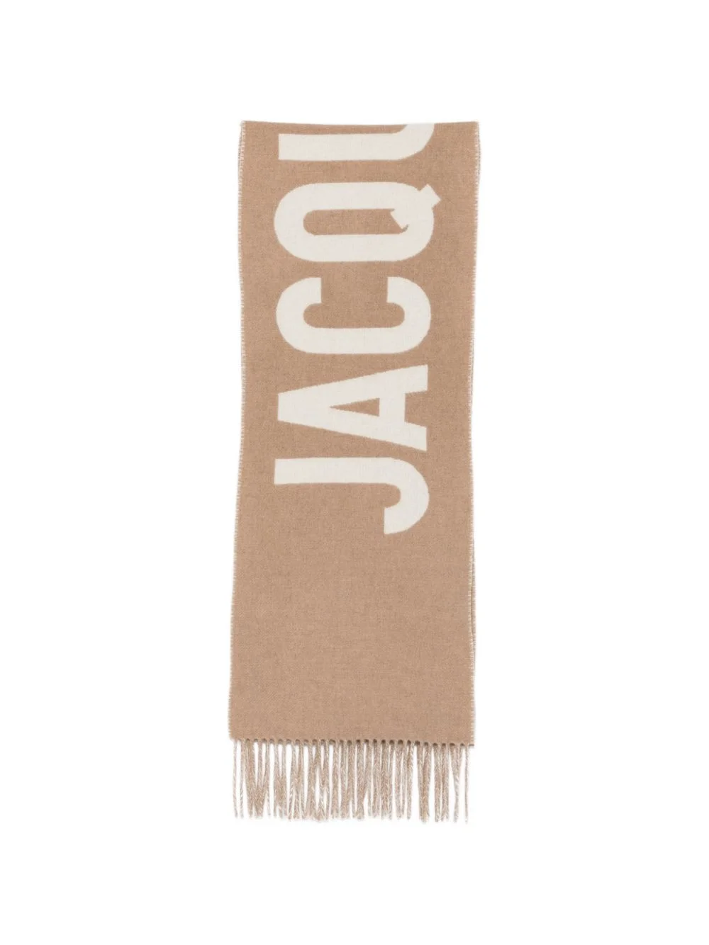 Jacquemus Men Logo Wool Scarf - 1
