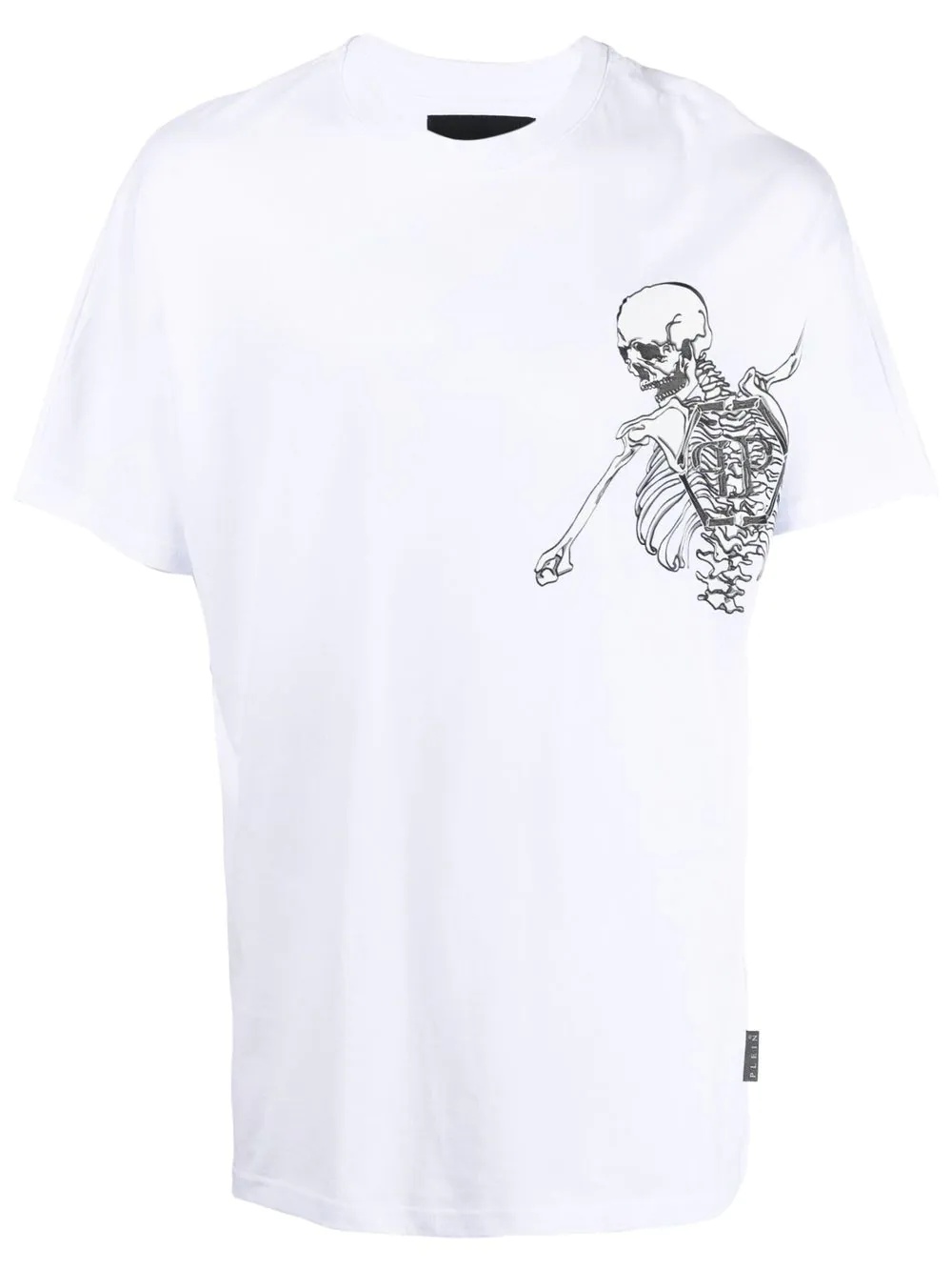 skeleton-print T-shirt - 1