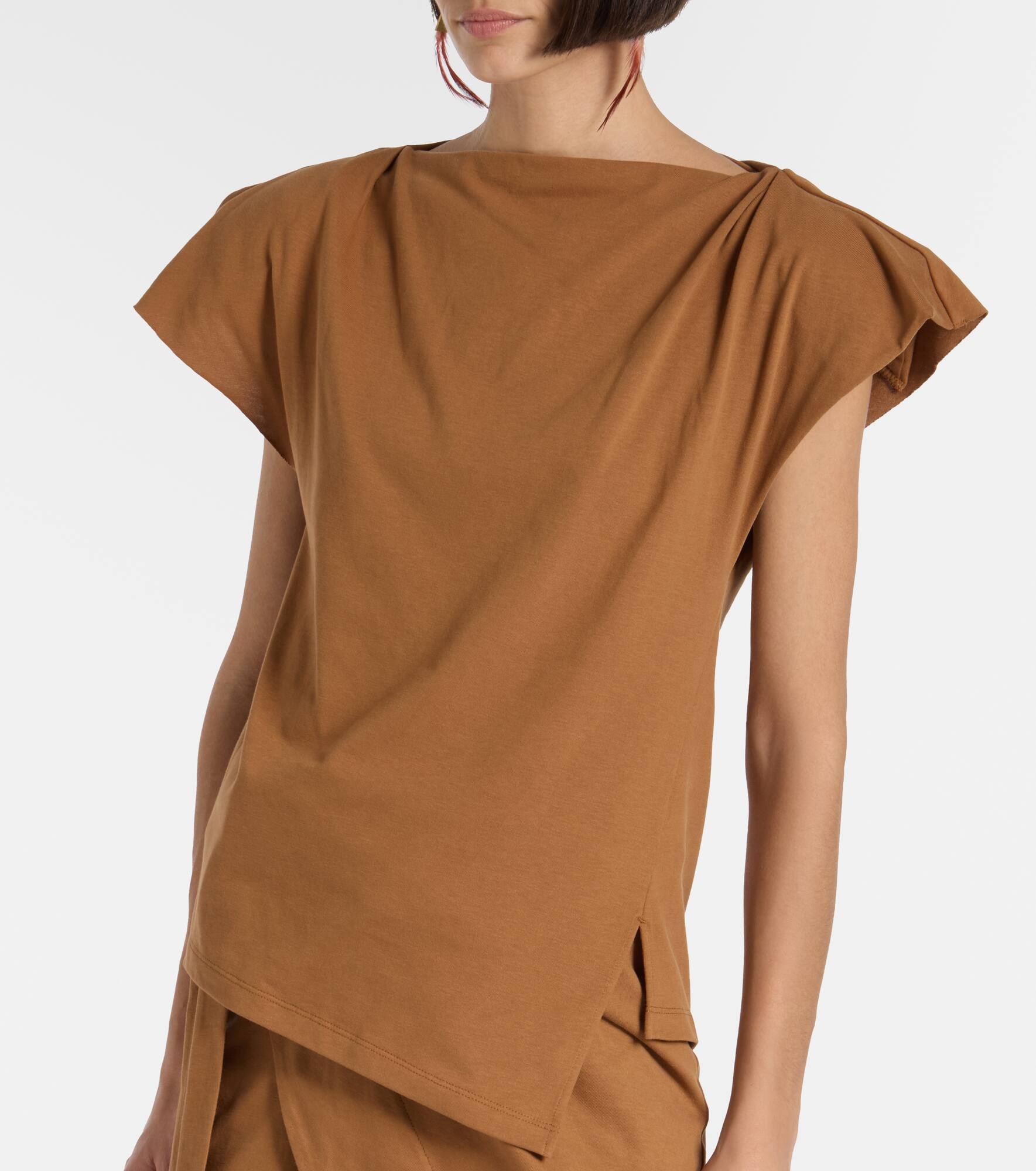 Sebani asymmetric cotton T-shirt - 7