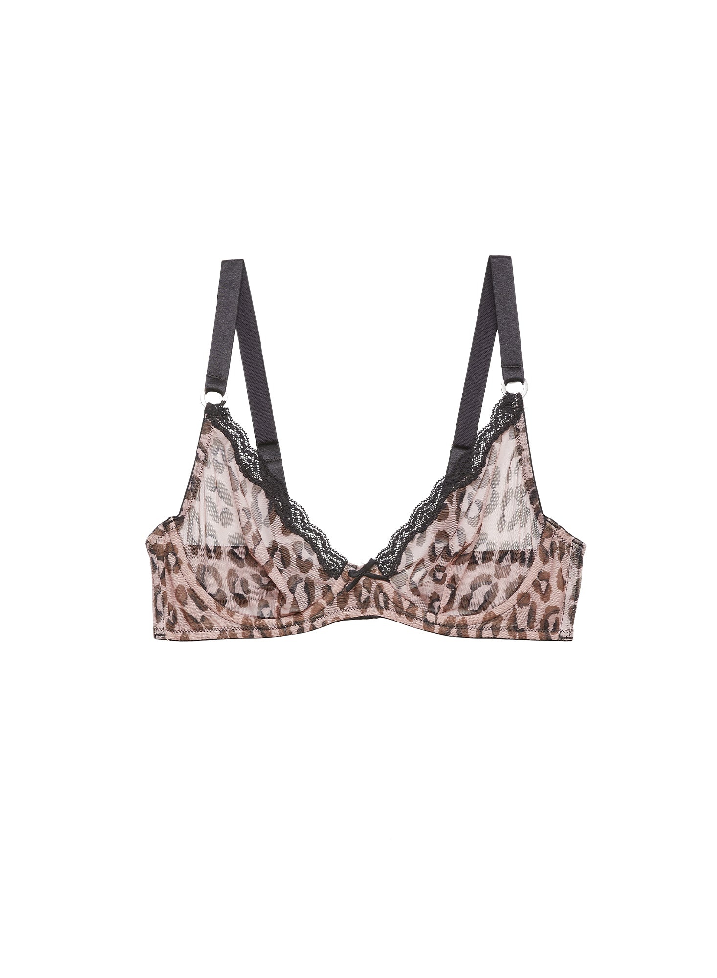 Sheer Tulle Demi Bra - 4