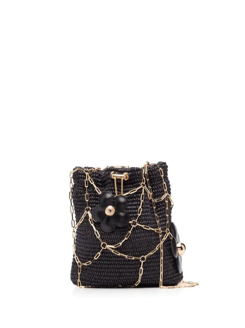 chain-link detail shoulder bag - 1