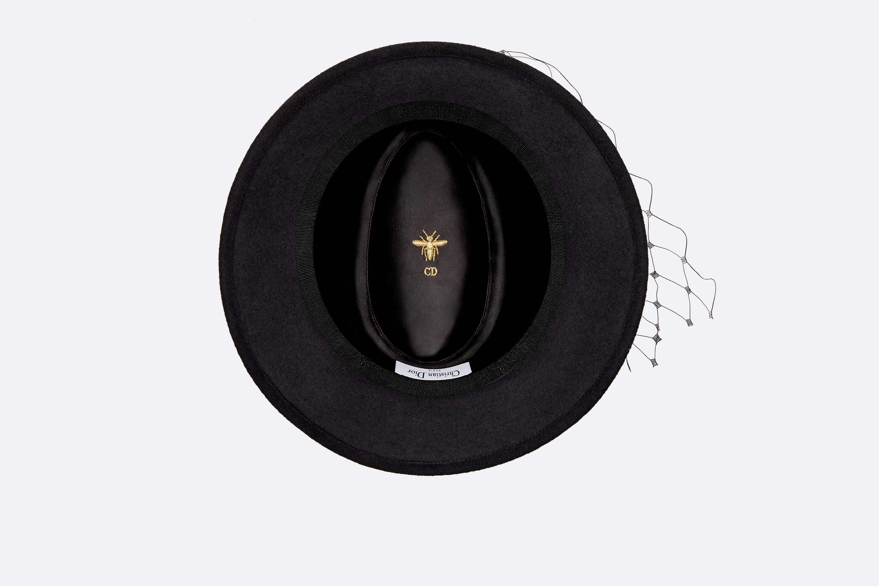 D-Tailleur Small Brim Veiled Hat - 4
