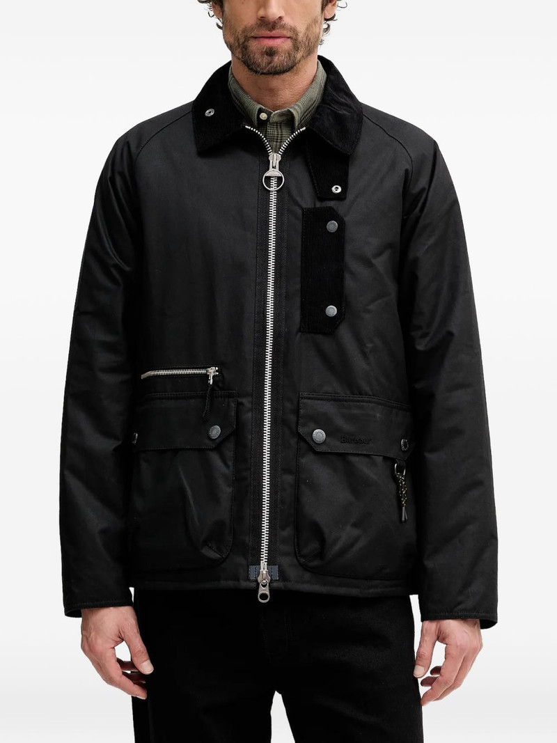 Tract corduroy-trim pocket jacket 1