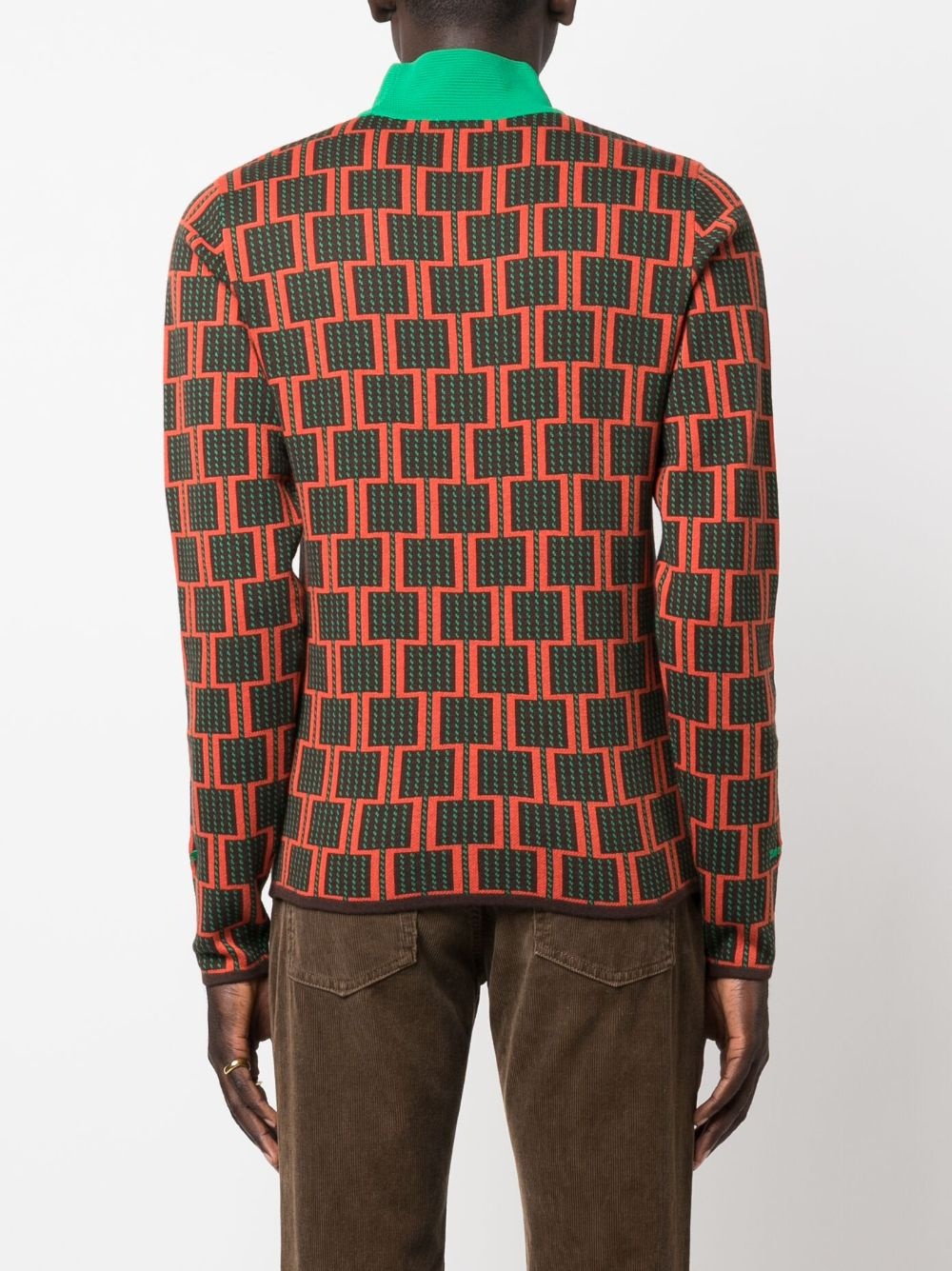 abstract-print sweatshirt - 4