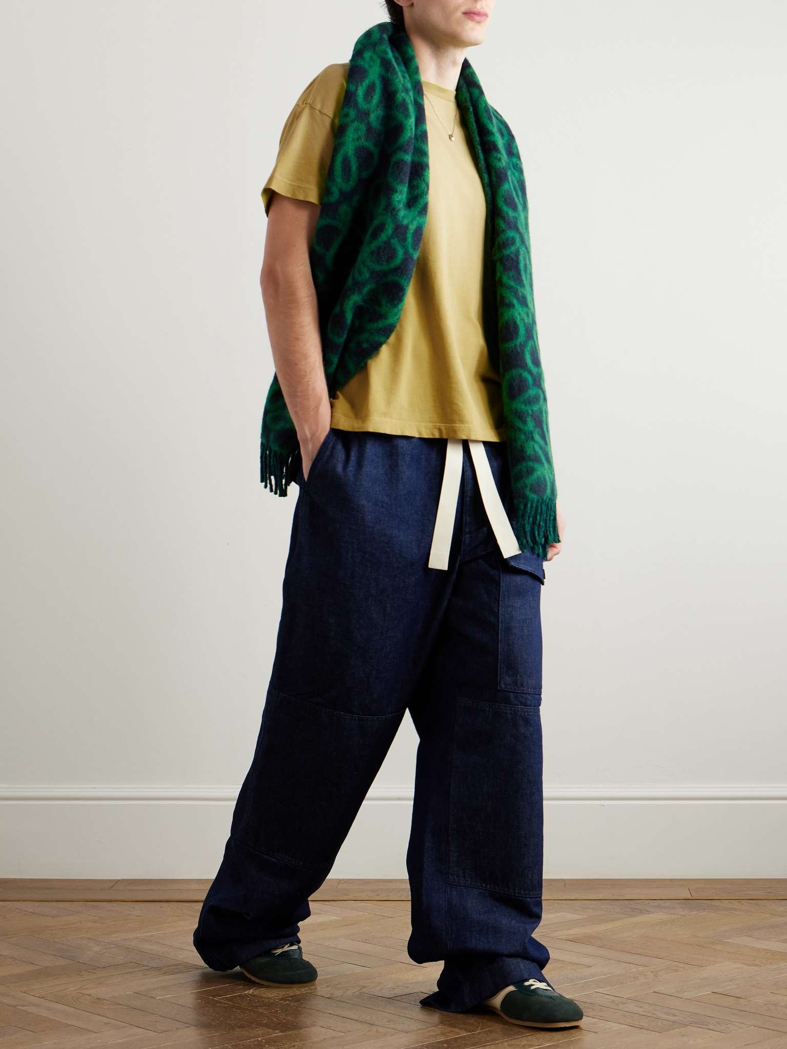 Sun-Bleached Pica Cotton and Cashmere-Blend Jersey T-Shirt - 2