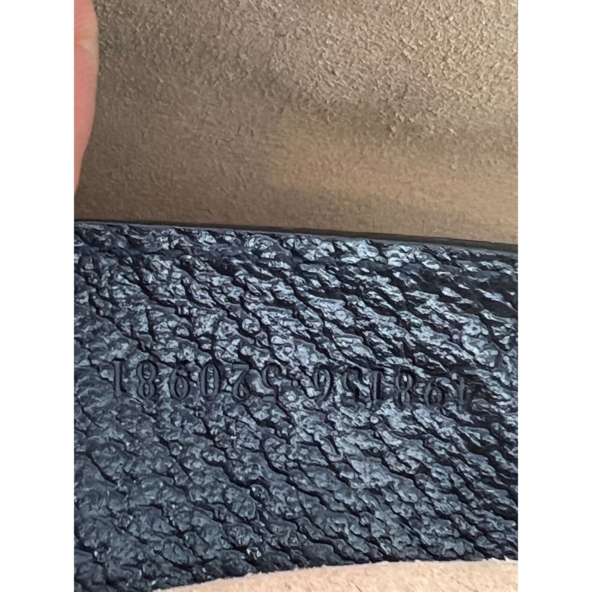 Gucci GG Supreme Dollar Calfskin Web Small Padlock Navy Tote - 8