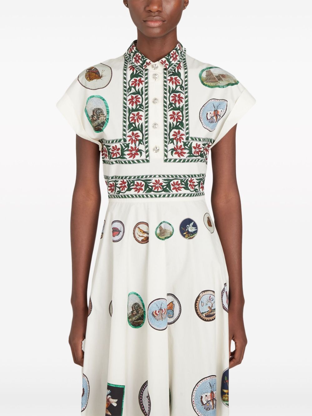 Micromosaic midi dress - 5