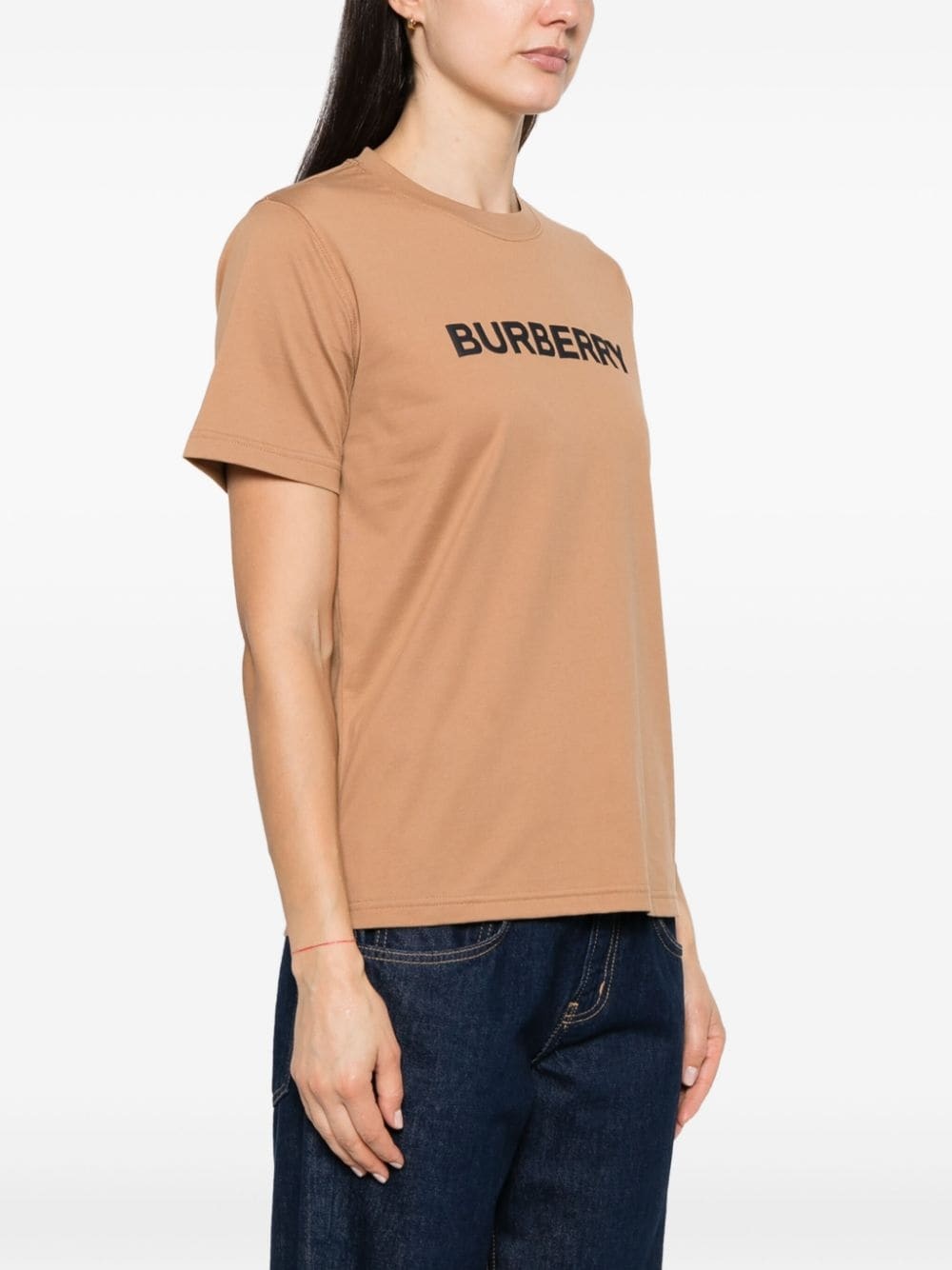 logo-print cotton T-shirt - 3