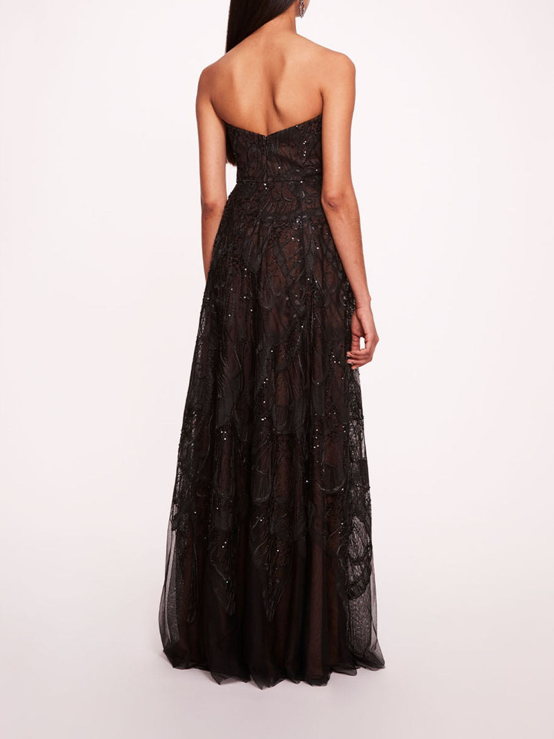 Marchesa WINGED SYMPHONY GOWN outlook