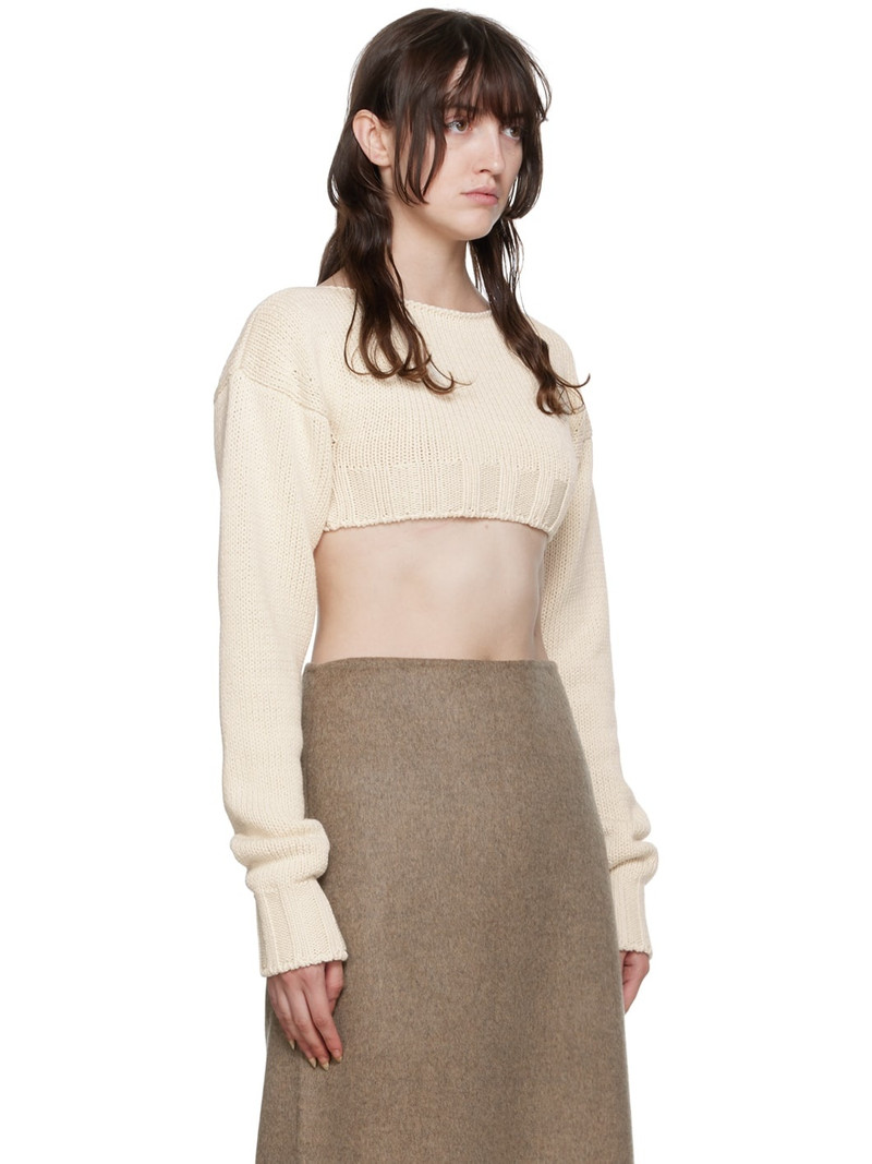 LE17SEPTEMBRE Off-White Layered Sweater Set outlook
