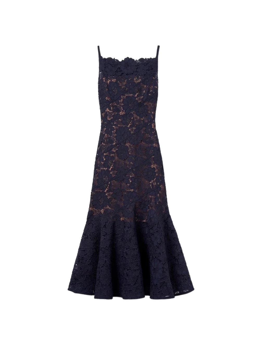 Self-Portrait Women Spiral Lace Midi Dress - 1