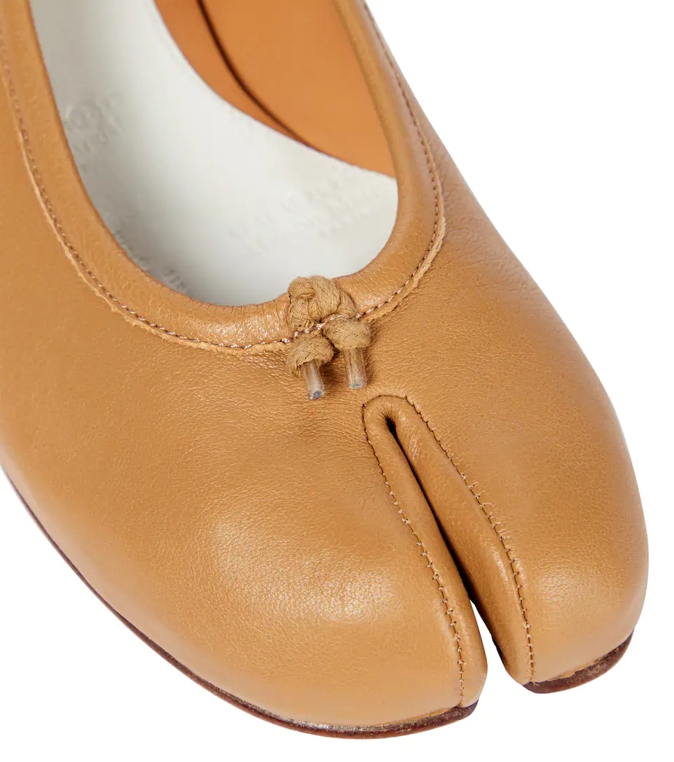 Tabi leather ballet flats - 6
