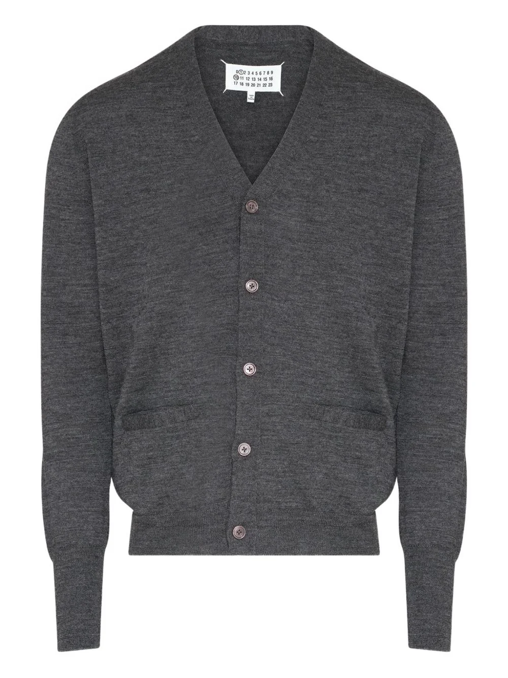 button pocket cardigan - 1