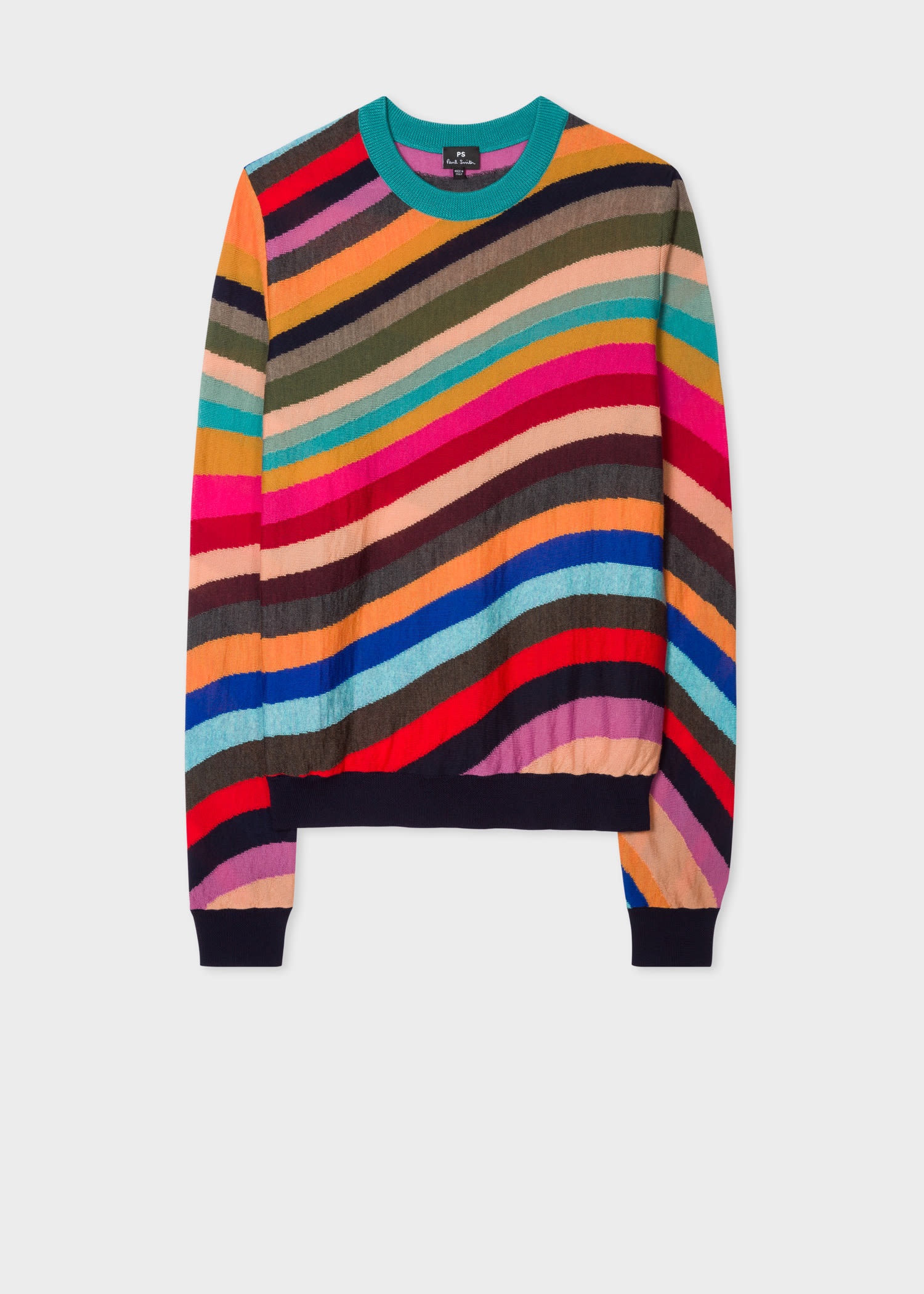 'Swirl' Intarsia Merino Sweater - 1