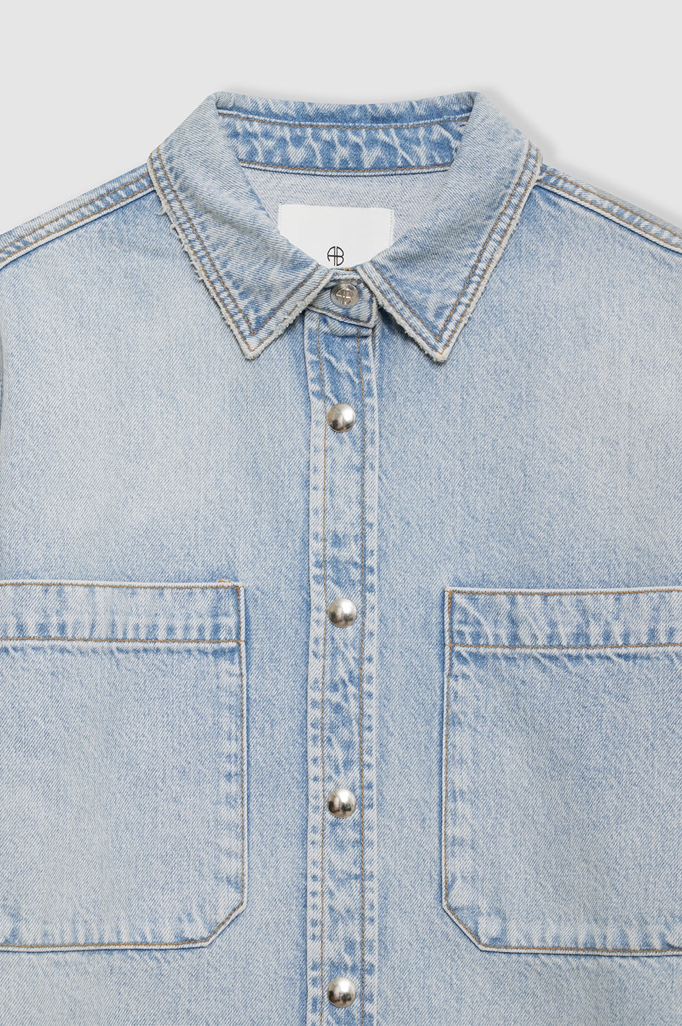 Dante Shirt - Bleached Blue - 4