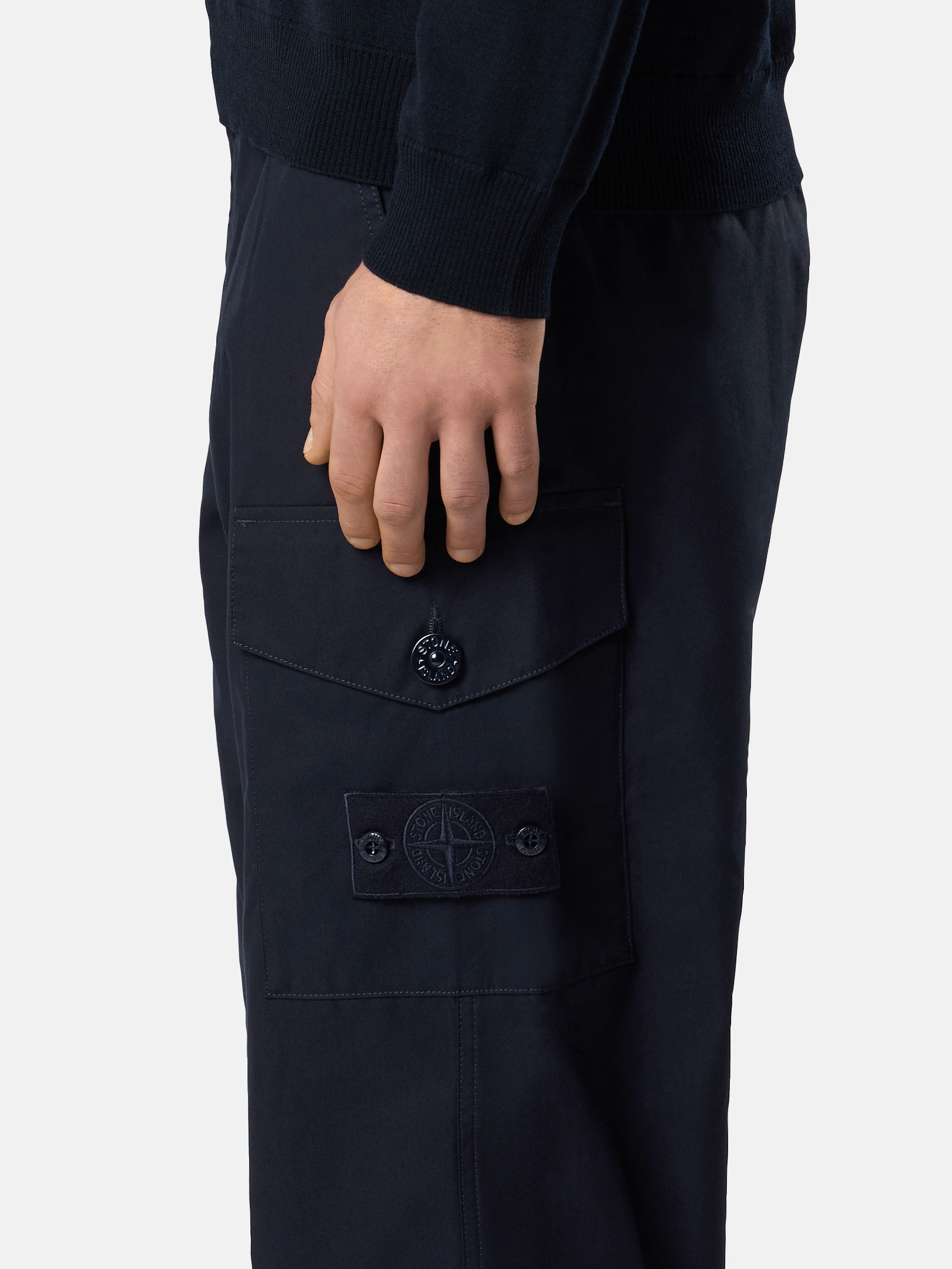 3100008 WEATHERPROOF COTTON CANVAS_STONE ISLAND GHOST - 3