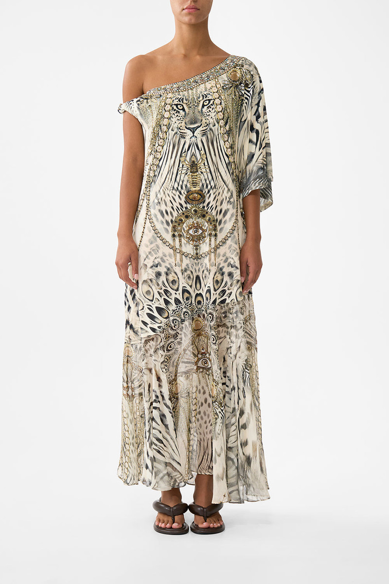 CAMILLA TWISTED ONE SHOULDER DRESS outlook