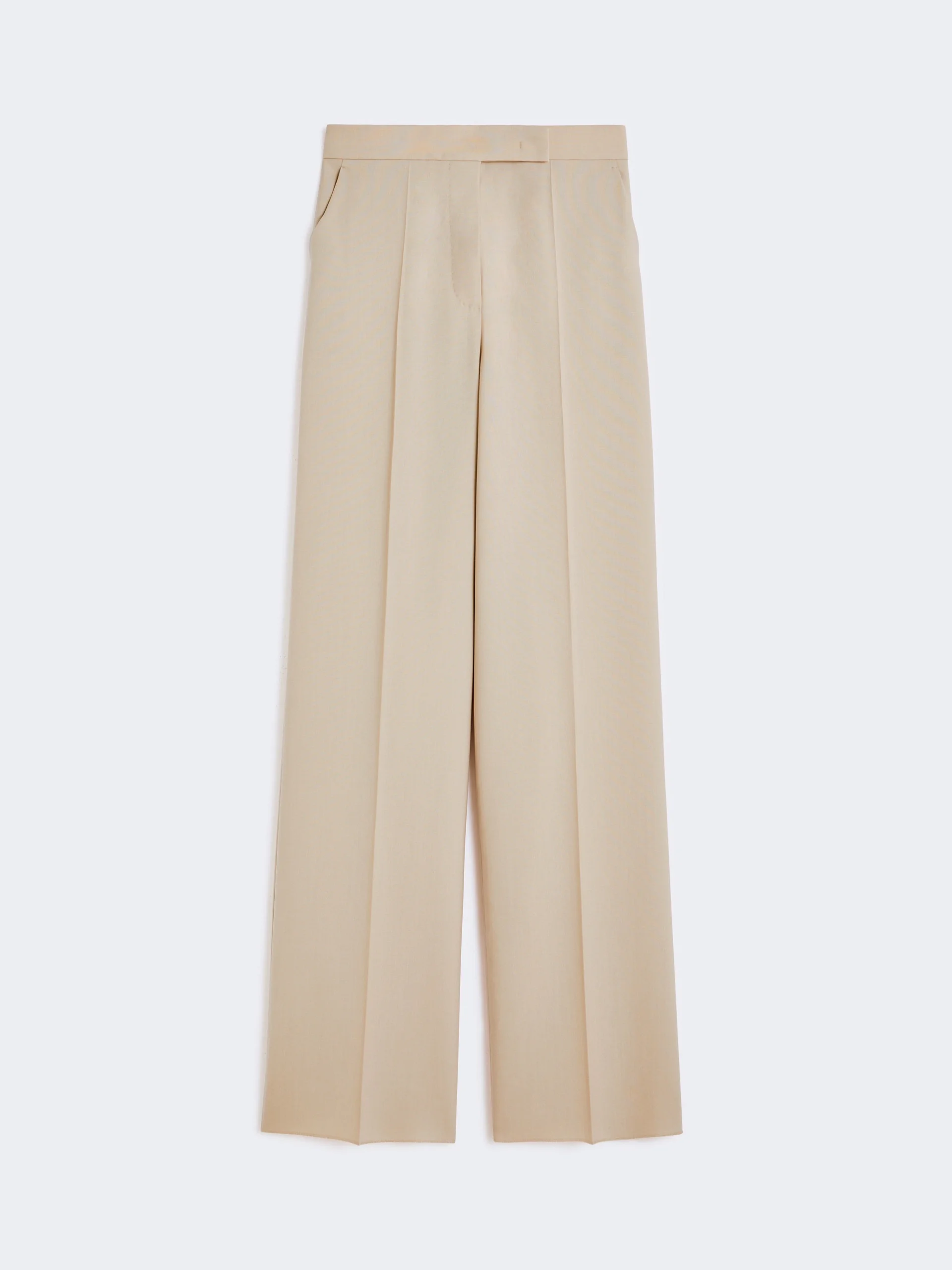 GIRONE Wool, mohair and silk trousers - MOSS GREEN - 1
