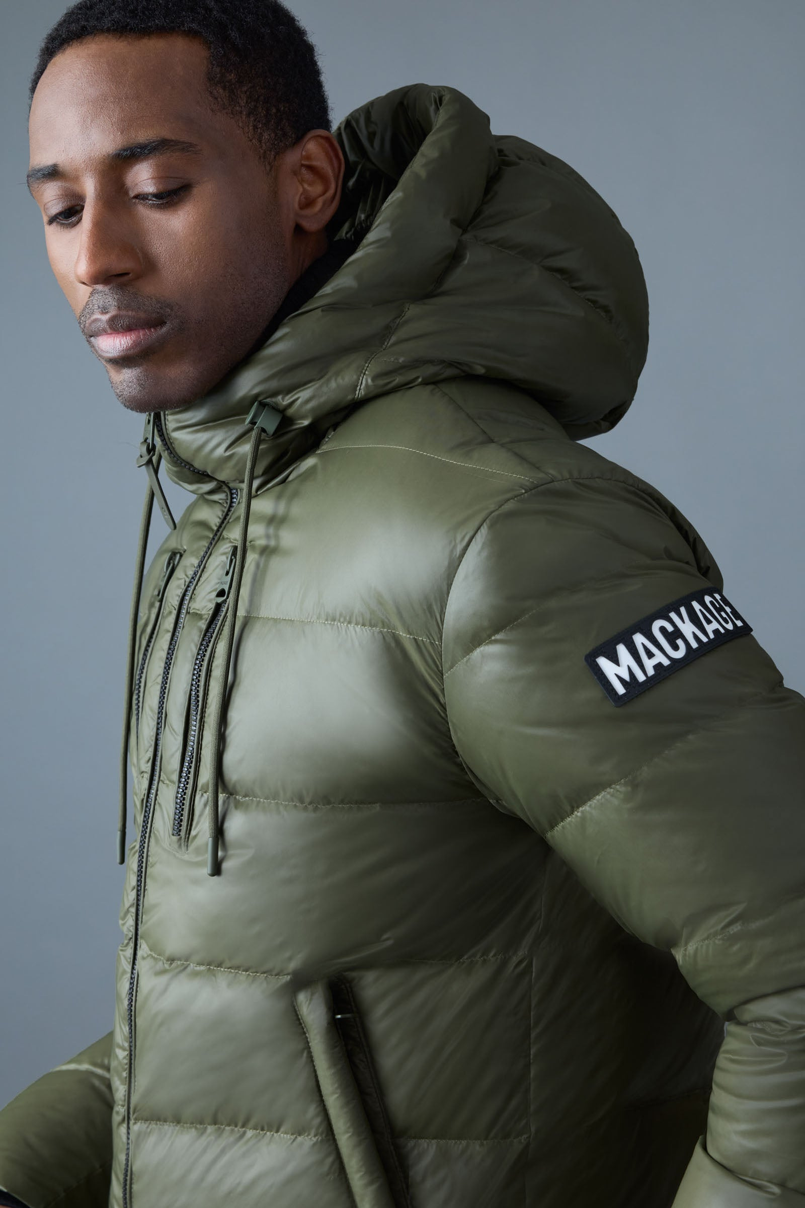 VICTOR-R Light Down Jacket with Storm Visor Hood - 5