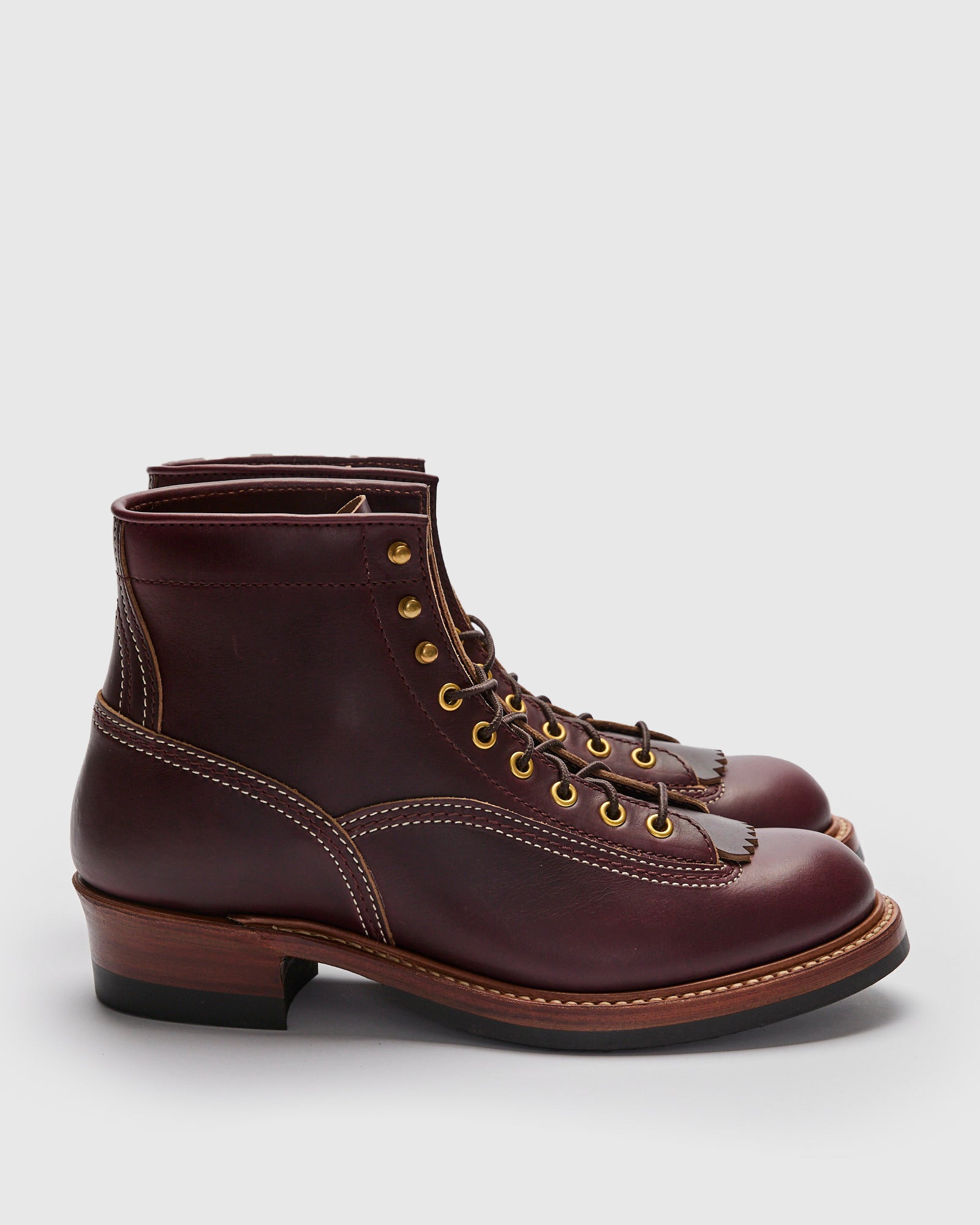 Donkey Puncher Boot in Horween Chromexcel Burgundy - 3