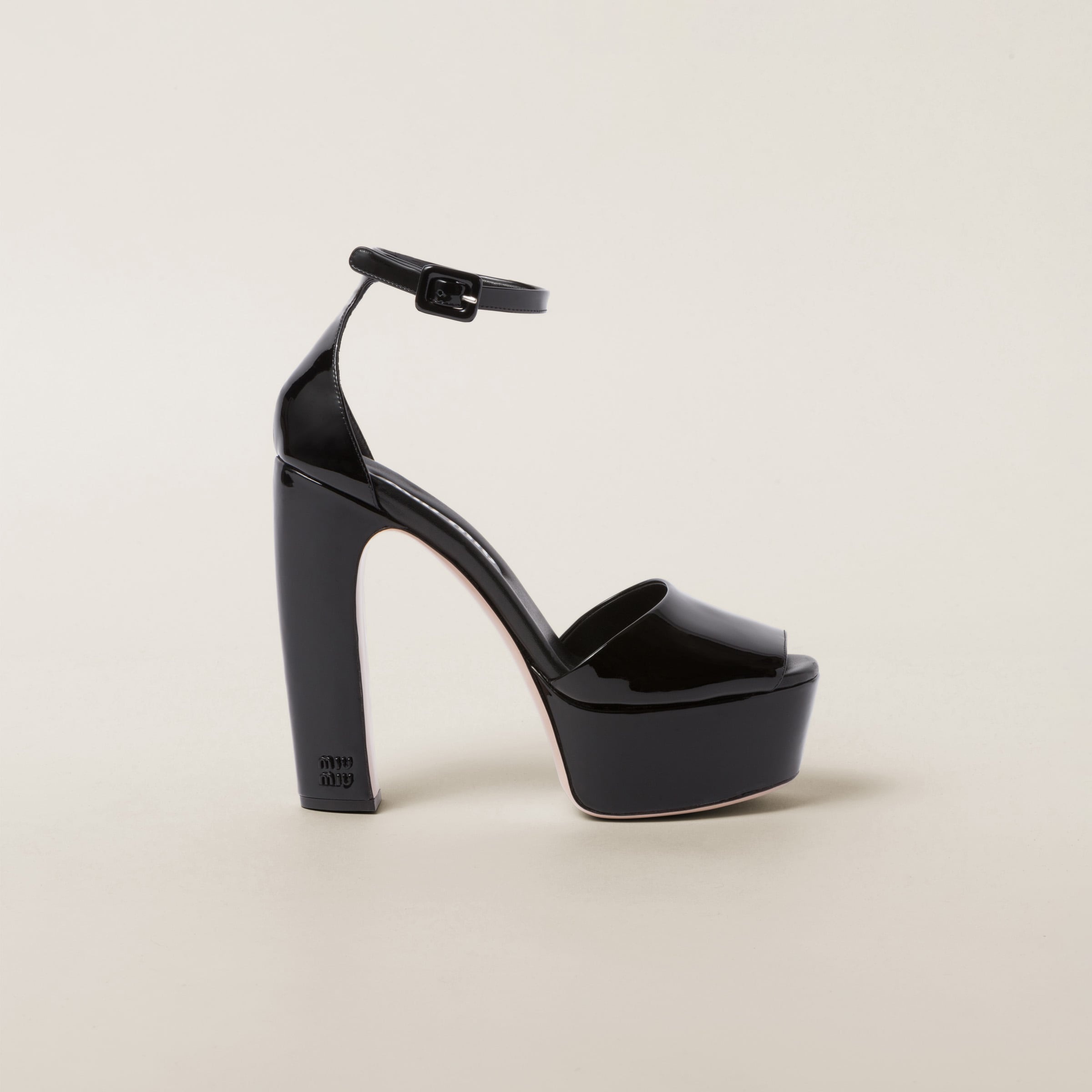 Patent leather platform sandals - 2