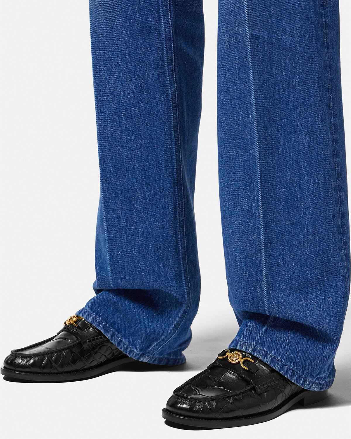 Croc-Effect Medusa '95 Loafers - 5