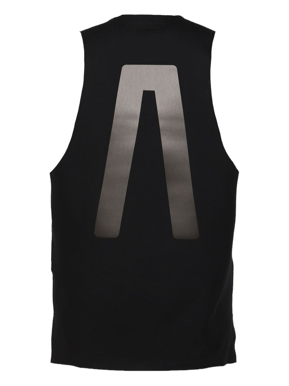 embossed-print vest - 2