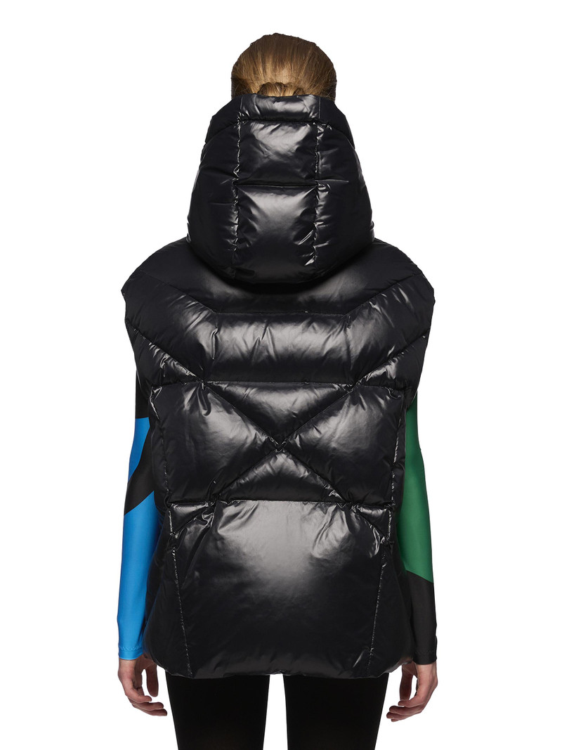 Women's Iconic Milano Down Vest - Black 4