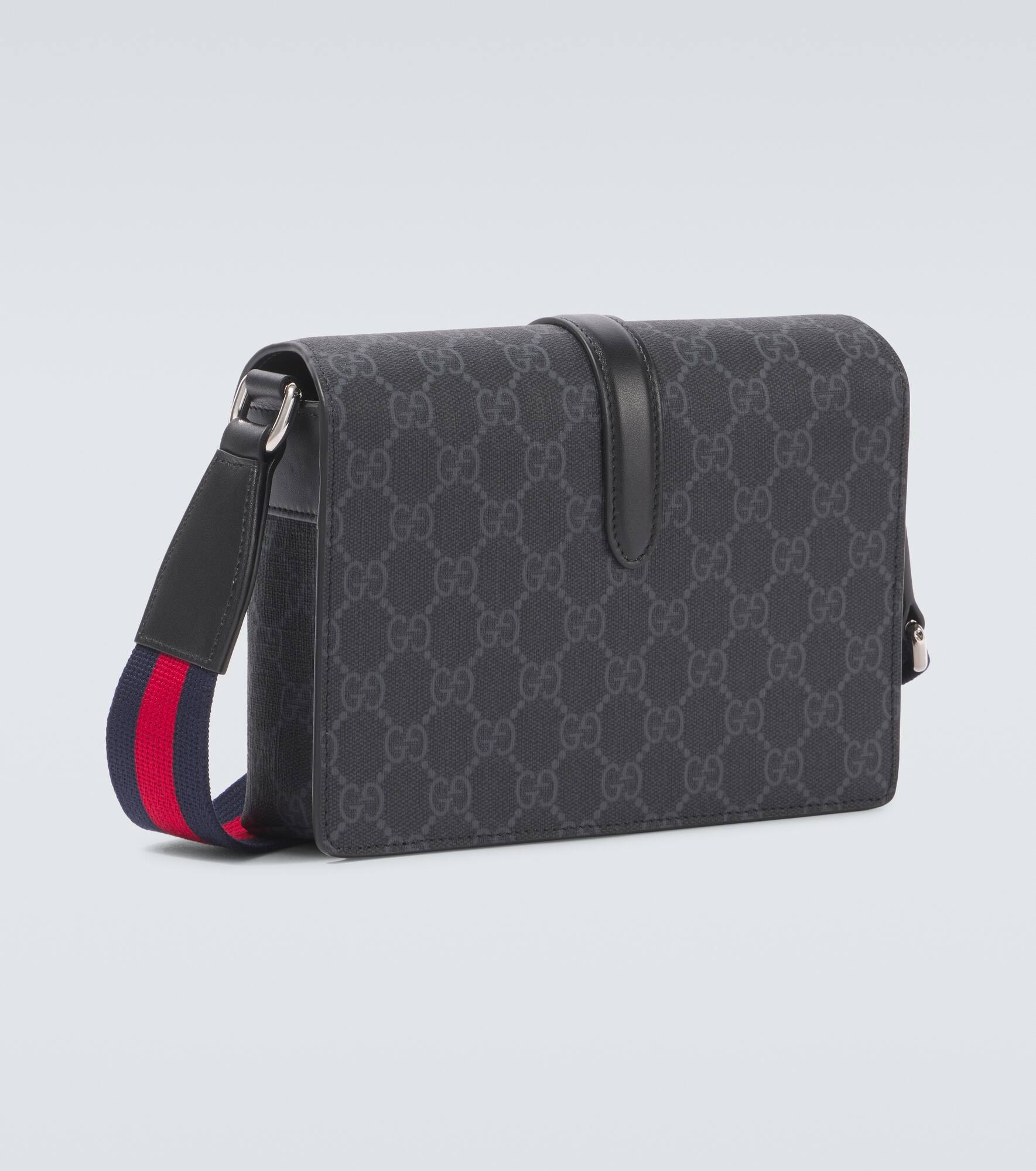 GG Super Mini leather-trimmed crossbody bag - 5