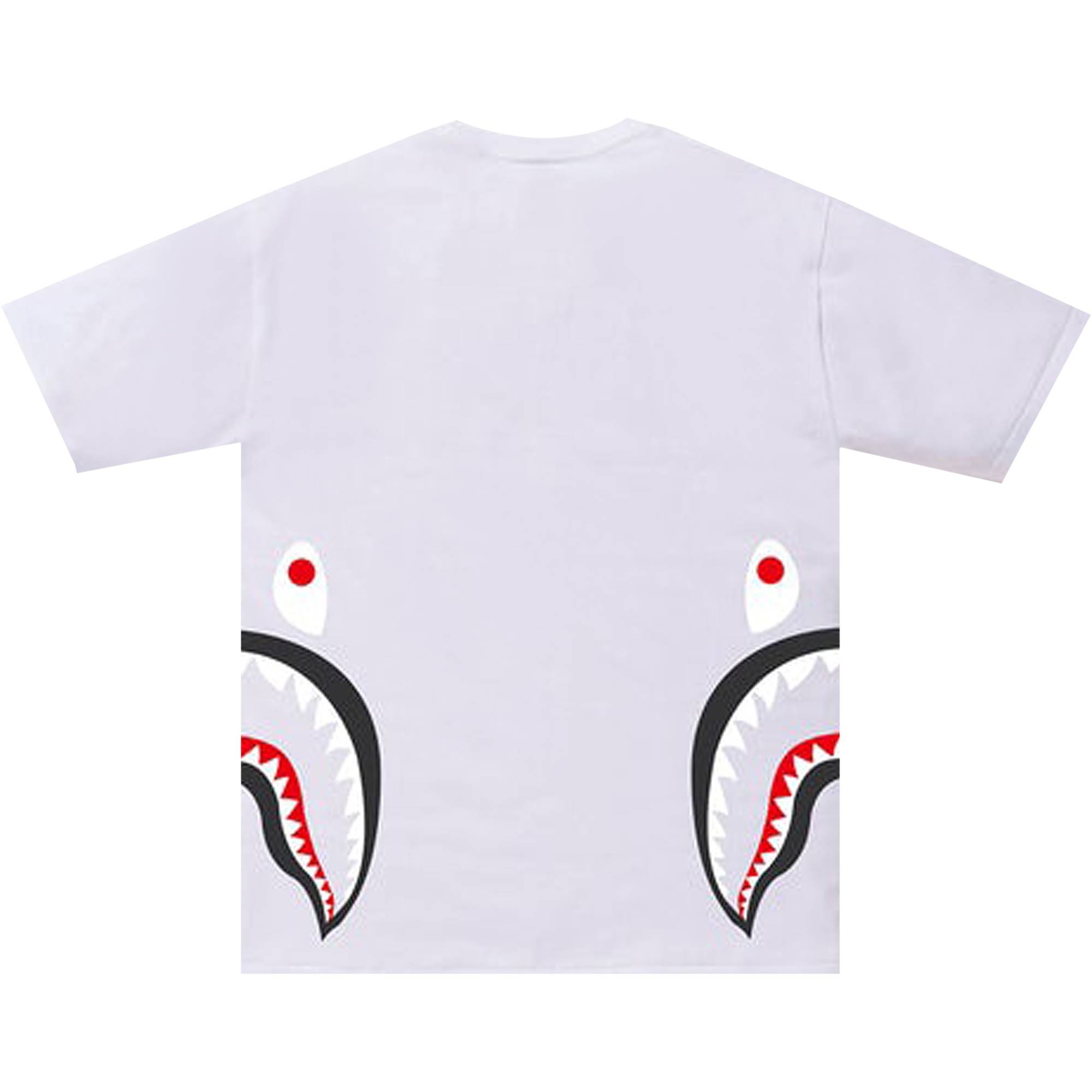 BAPE Side Shark Tee 'White' - 2