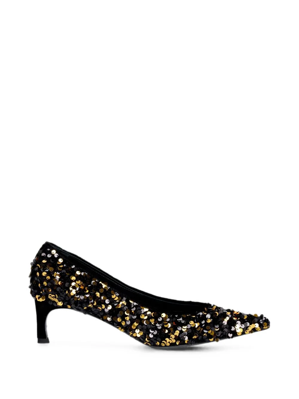 sequin-embellished pumps - 1