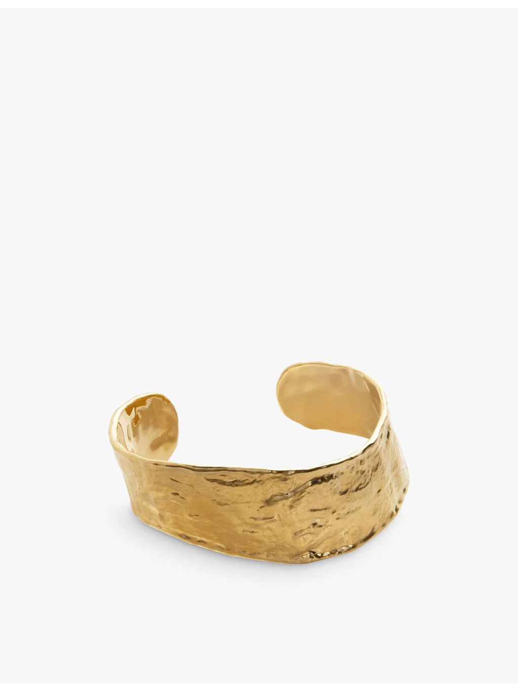 Capri 18ct yellow gold-plated vermeil sterling-silver cuff bracelet - 1