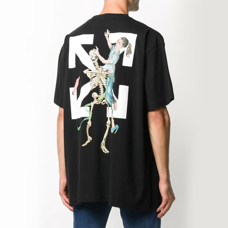 Off-White Pascal Skeleton T-Shirt 'Black' OMAA038F20FAB0011010 - 3