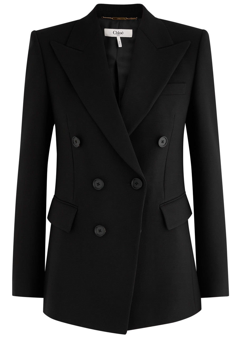Chloe Double-breasted Wool Blazer - 1