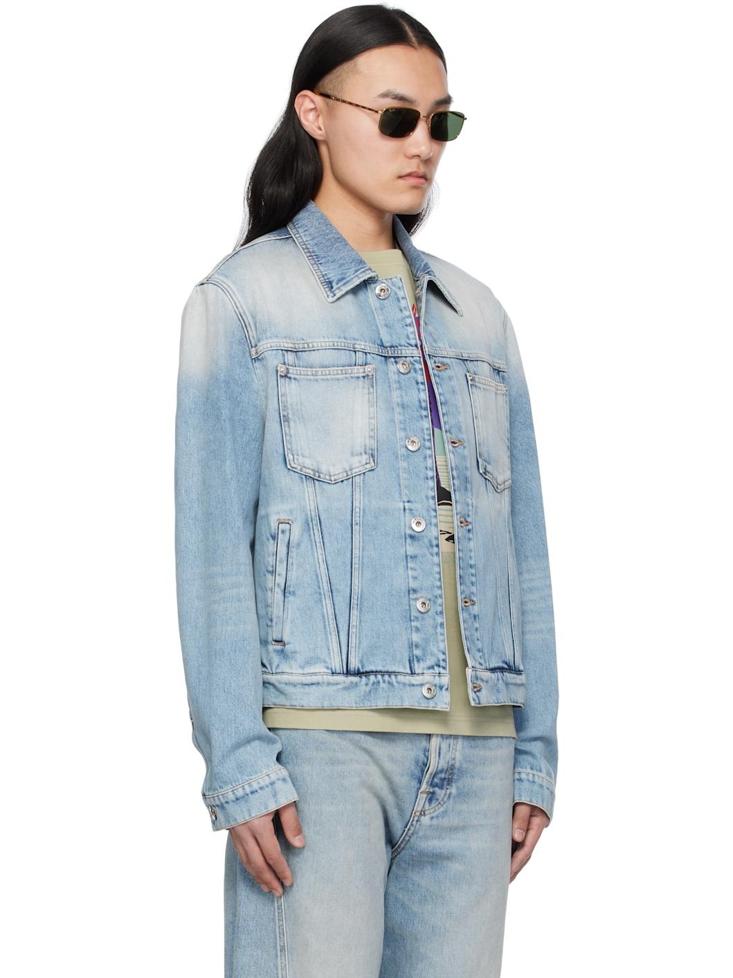 Blue Regular Denim Jacket - 2