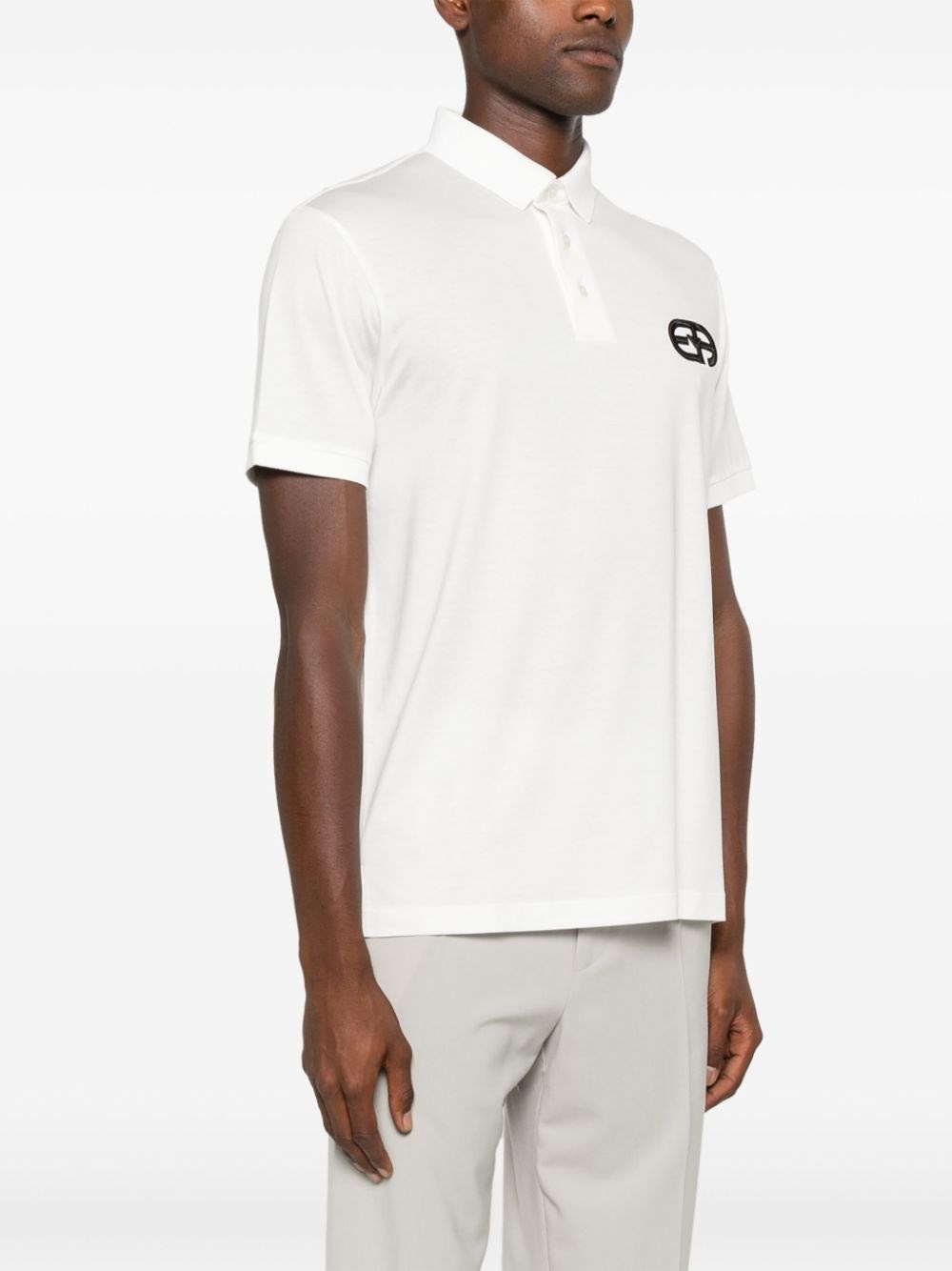 Cotton blend polo shirt - 2