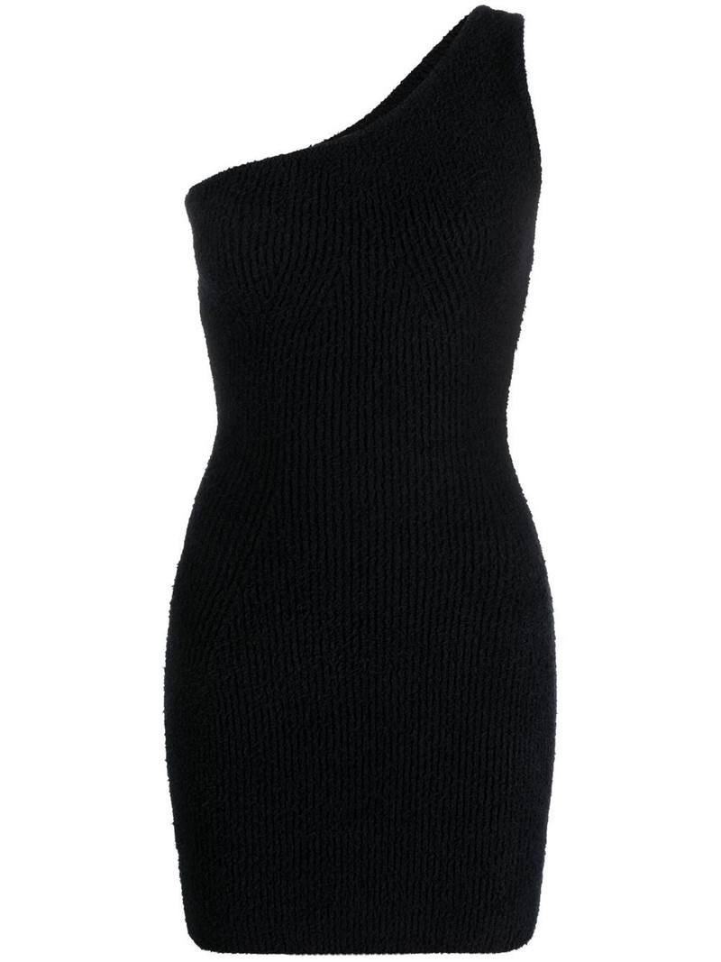 x Hailey Bieber one-shoulder dress 1