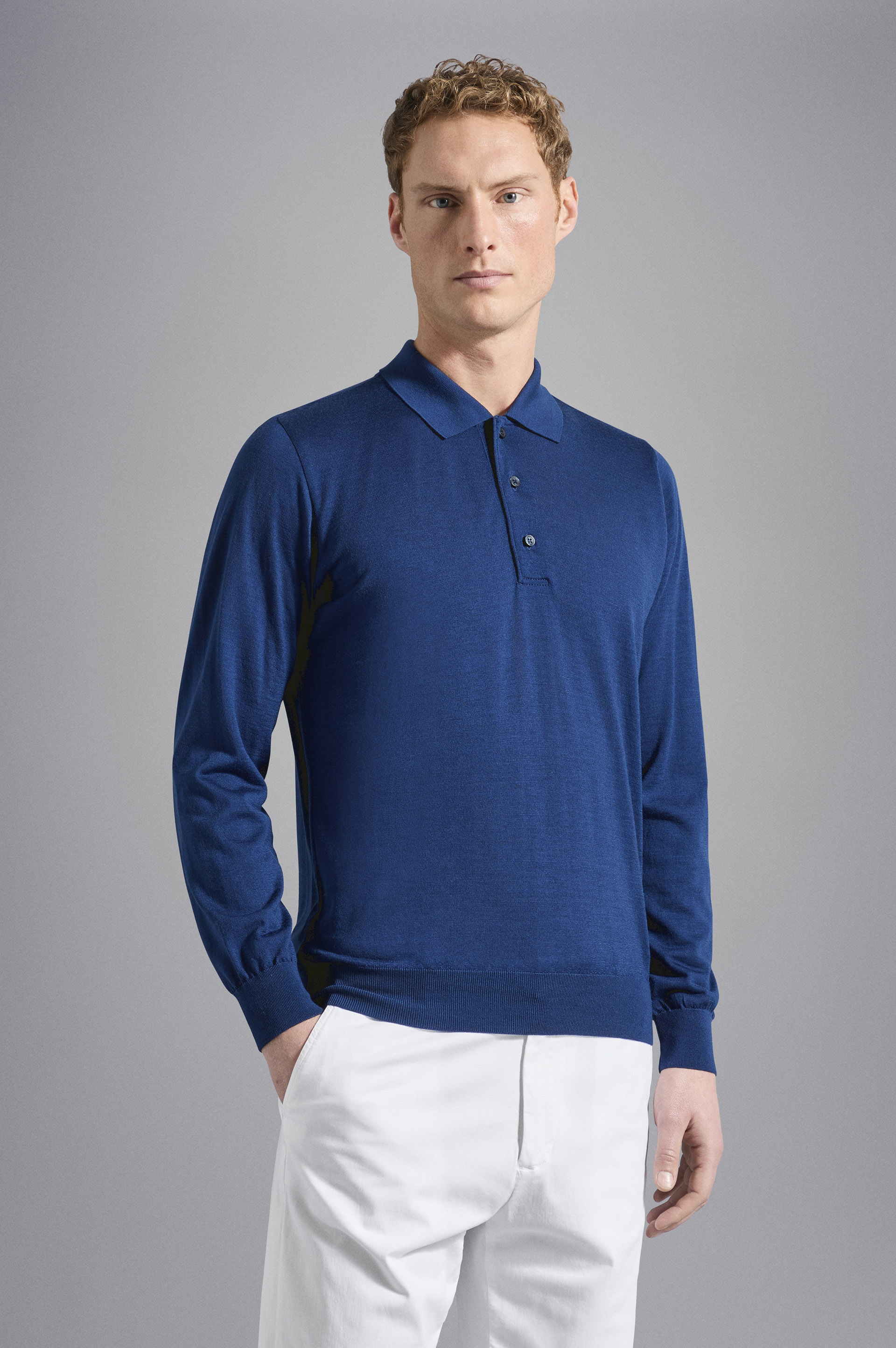 EXTRA FINE WINTER-SUMMER MERINO WOOL POLO - 6