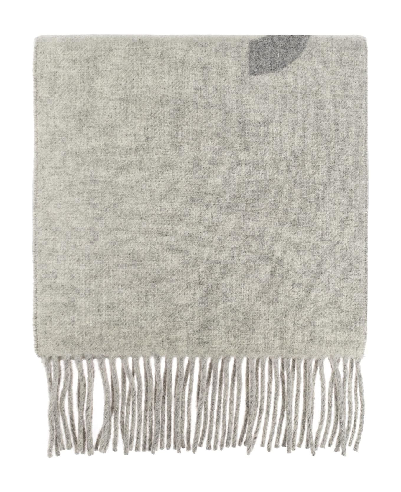 Jacquemus Wool Scarf With Logo - 1