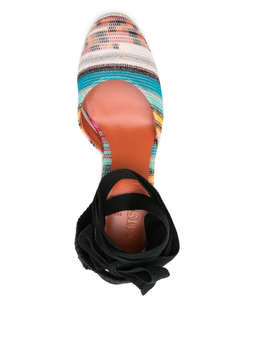 90mm striped espadrilles - 4